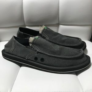 Sanuk Men’s Pick Pocket Slip On Sandal Charcoal